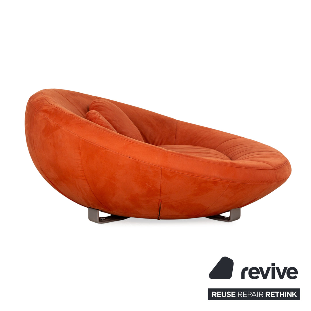 de Sede DS 152 Stoff Zweisitzer Orange Sofa Couch