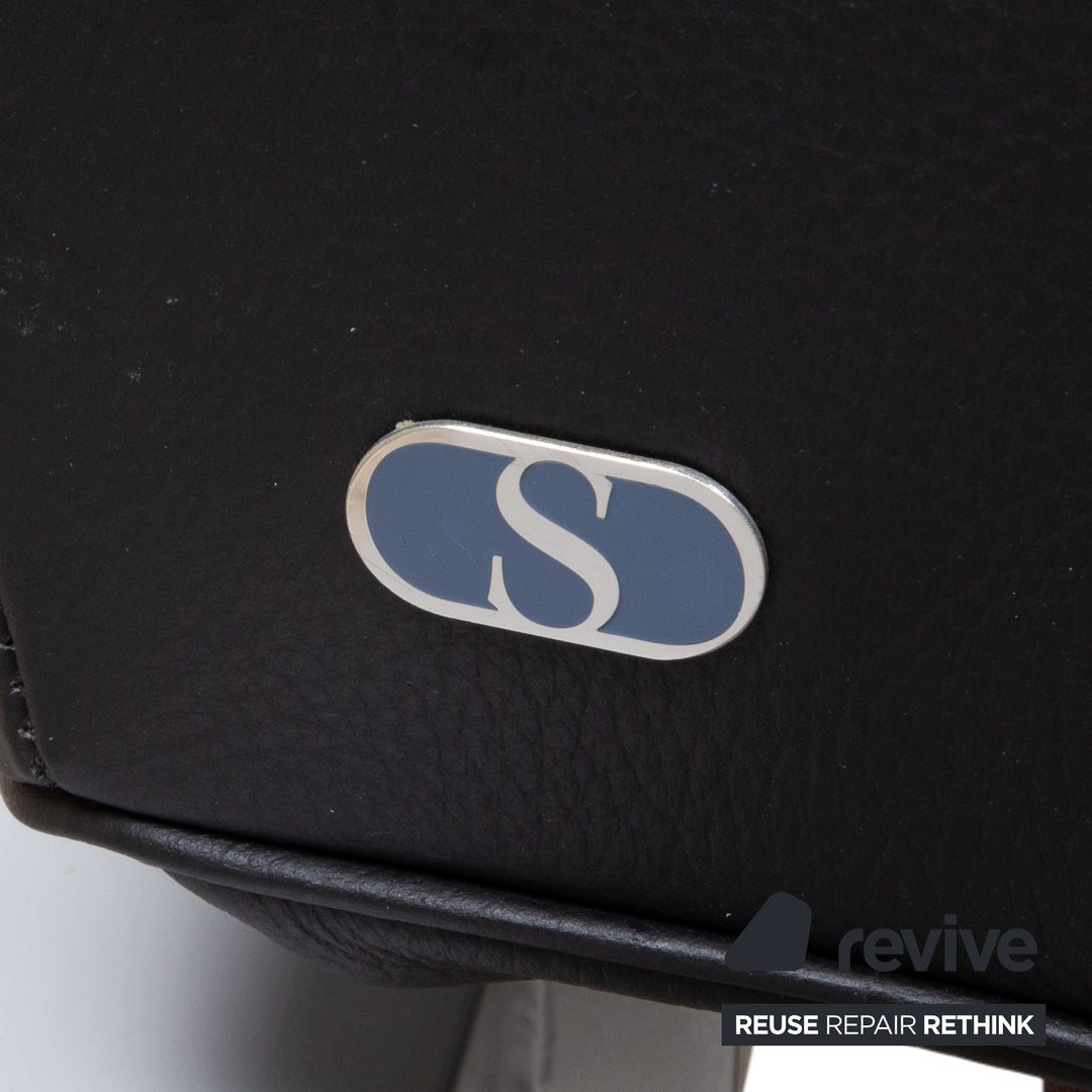 De Sede DS-158 Leder Liege Schwarz manuelle Funktion