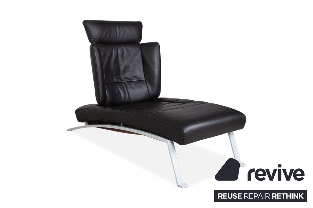 De Sede DS-158 Leder Liege Schwarz manuelle Funktion