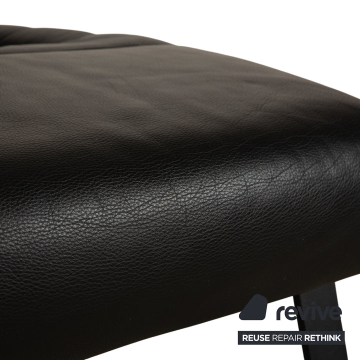 de Sede DS-158 Leder Liege Schwarz manuelle Funktion