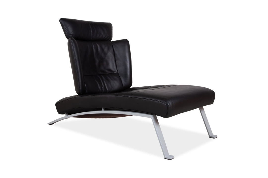 De Sede DS-158 Leder Liege Schwarz manuelle Funktion