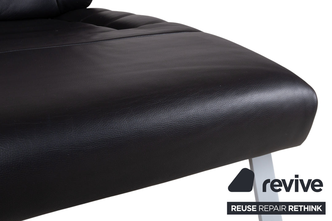 De Sede DS-158 Leder Liege Schwarz manuelle Funktion