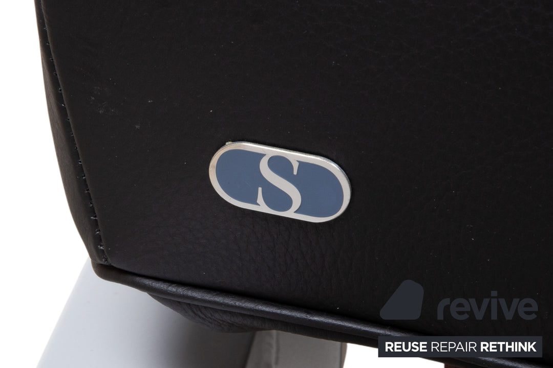 De Sede DS-158 Leder Liege Schwarz manuelle Funktion