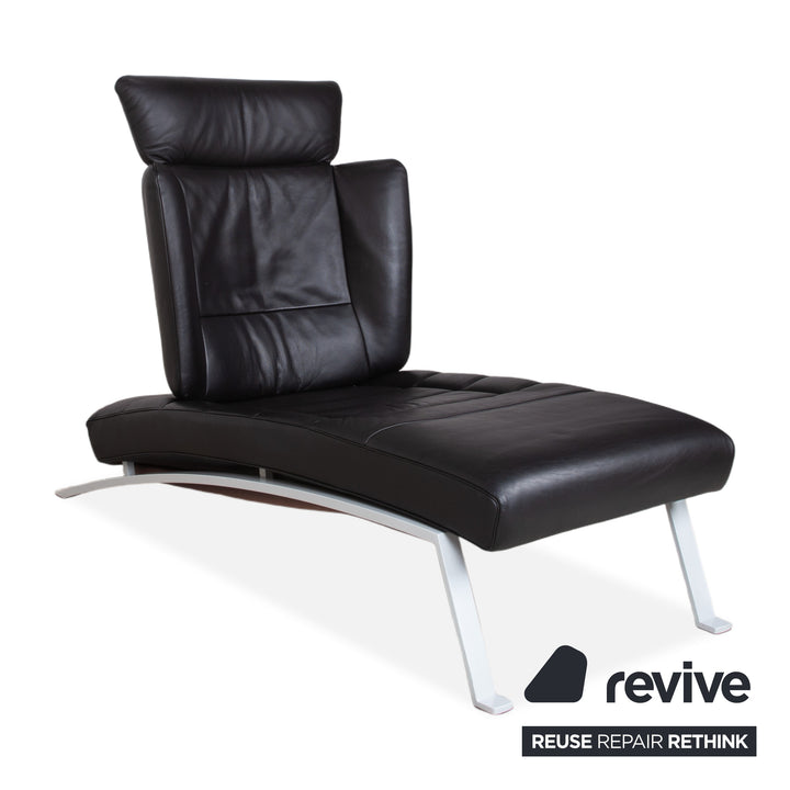 De Sede DS-158 Leder Liege Schwarz manuelle Funktion
