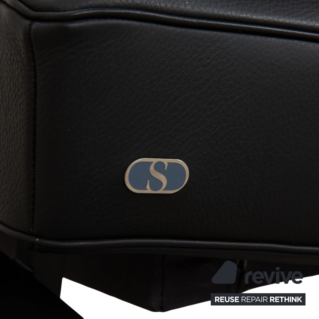 de Sede DS-158 Leder Liege Schwarz manuelle Funktion