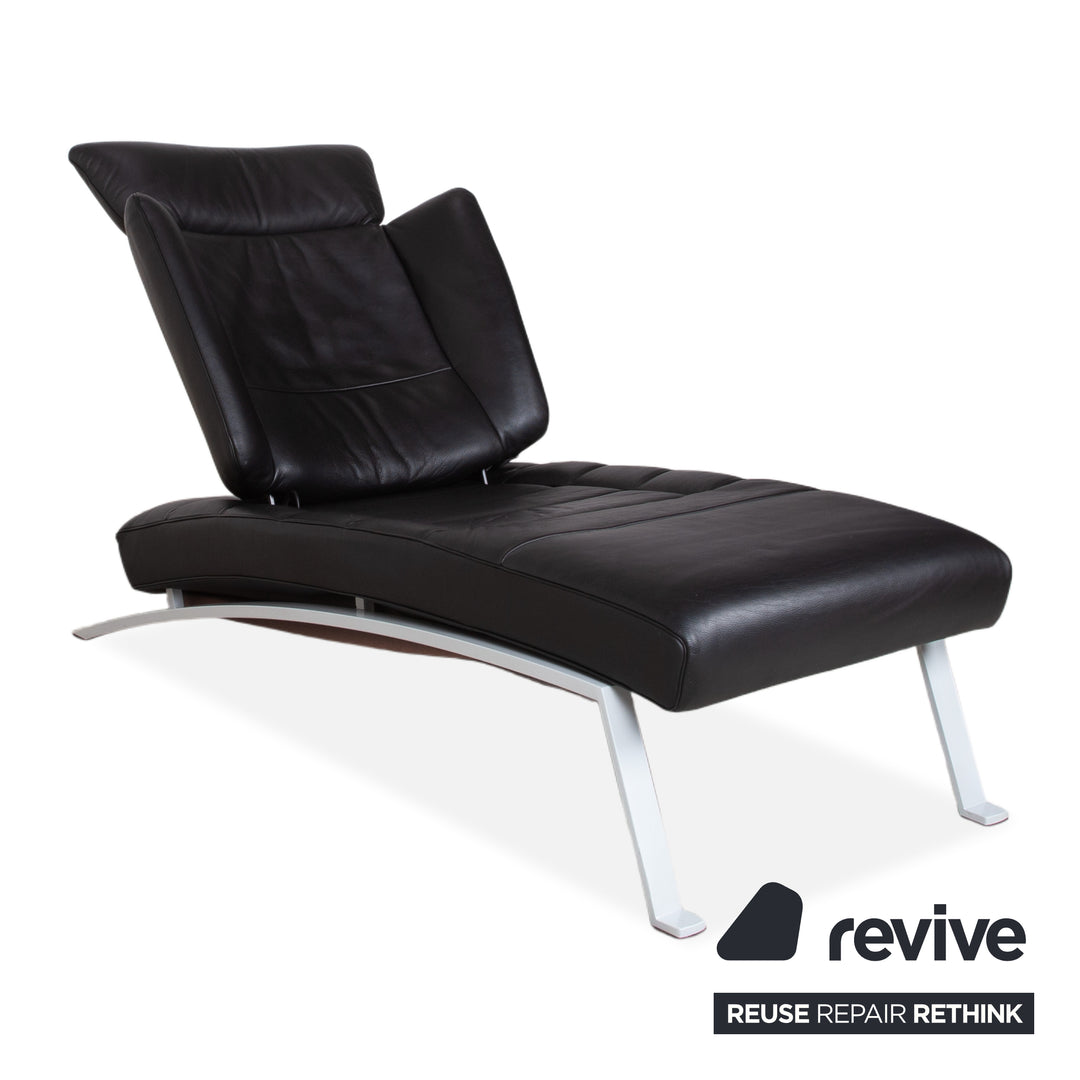 De Sede DS-158 Leder Liege Schwarz manuelle Funktion