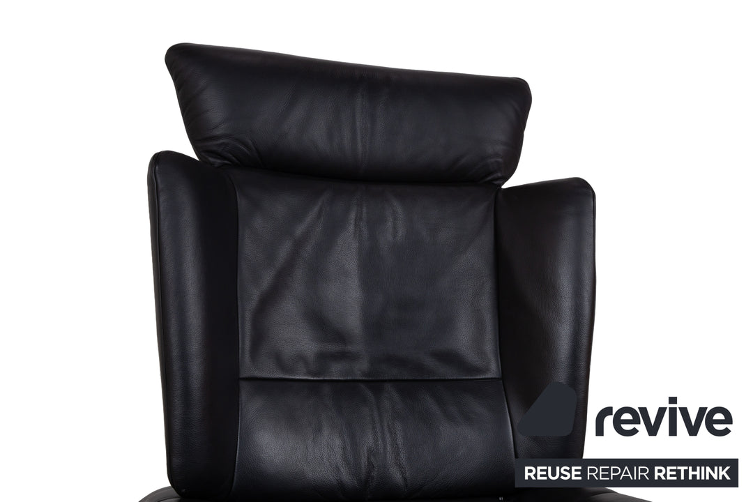 De Sede DS-158 Leder Liege Schwarz manuelle Funktion
