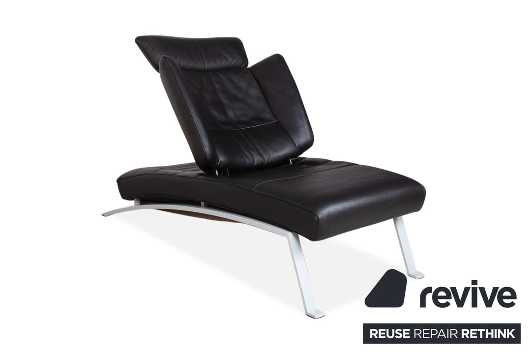De Sede DS-158 Leder Liege Schwarz manuelle Funktion