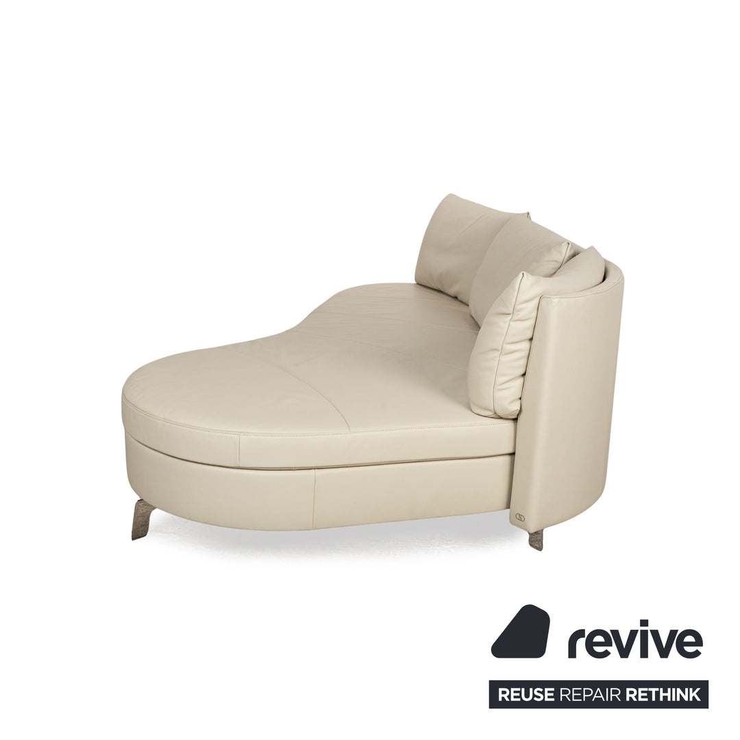 de Sede DS 167 Leder Dreisitzer Creme manuelle Funktion Sofa Couch