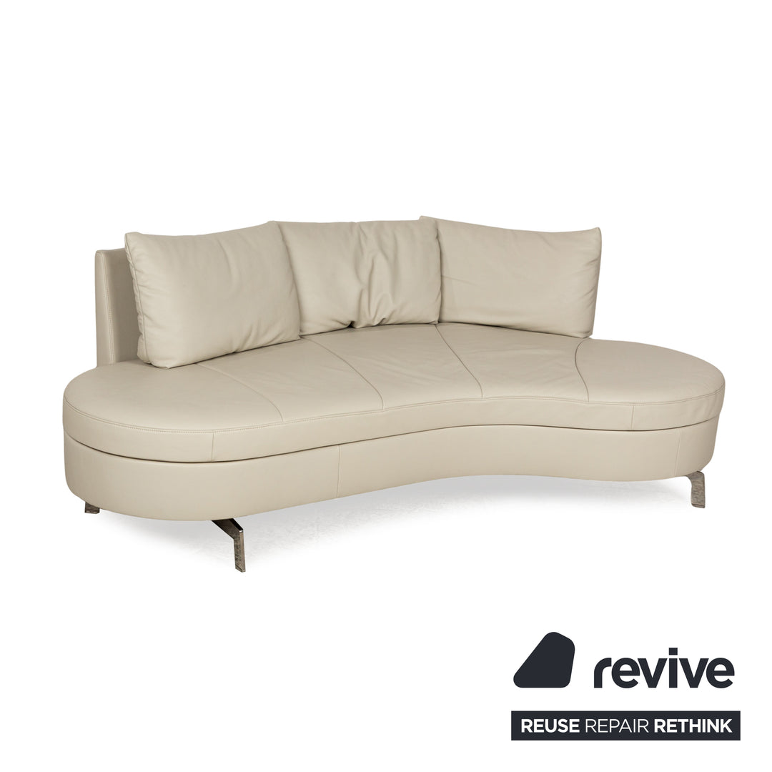 de Sede DS 167 Leather Three Seater Cream Manual Function Sofa Couch