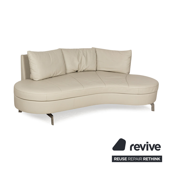 de Sede DS 167 Leather Three Seater Cream Manual Function Sofa Couch