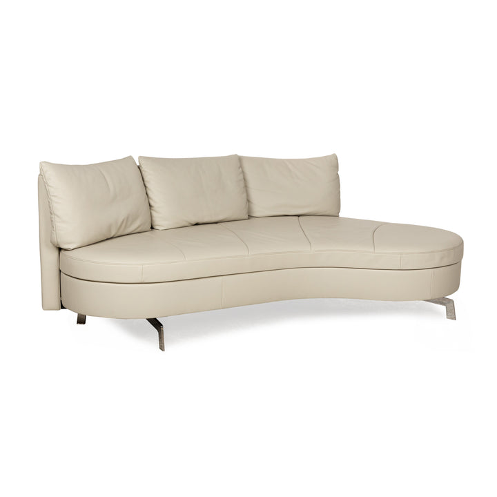 de Sede DS 167 Leather Three Seater Cream Manual Function Sofa Couch