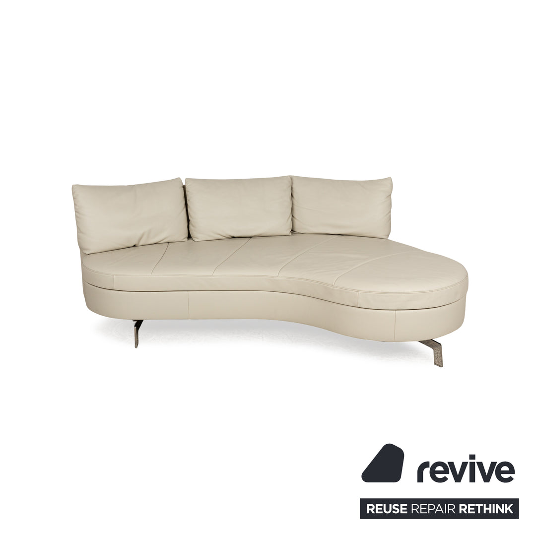 de Sede DS 167 Leather Three Seater Cream Manual Function Sofa Couch