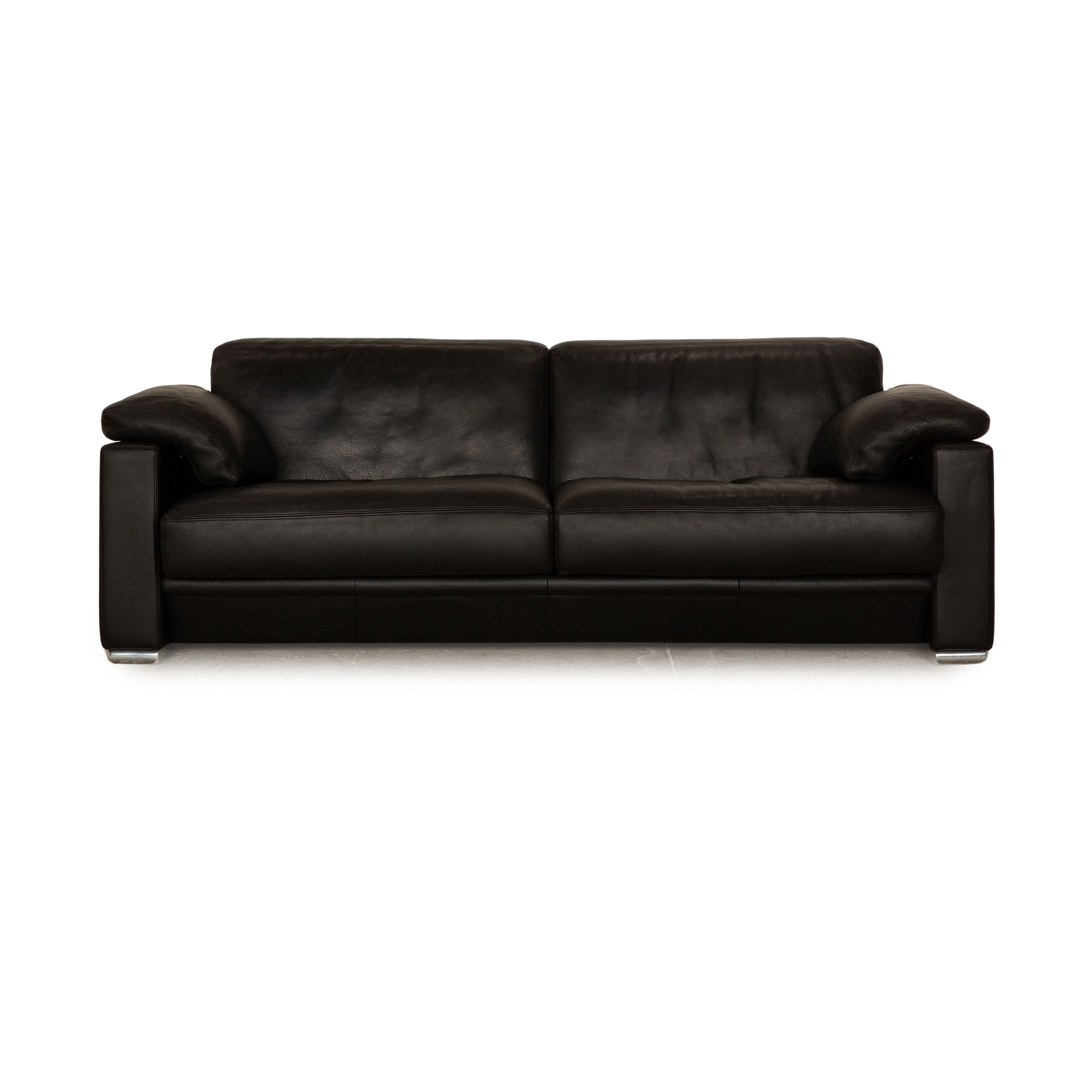 de Sede DS 116 Leder Dreisitzer Schwarz Sofa Couch
