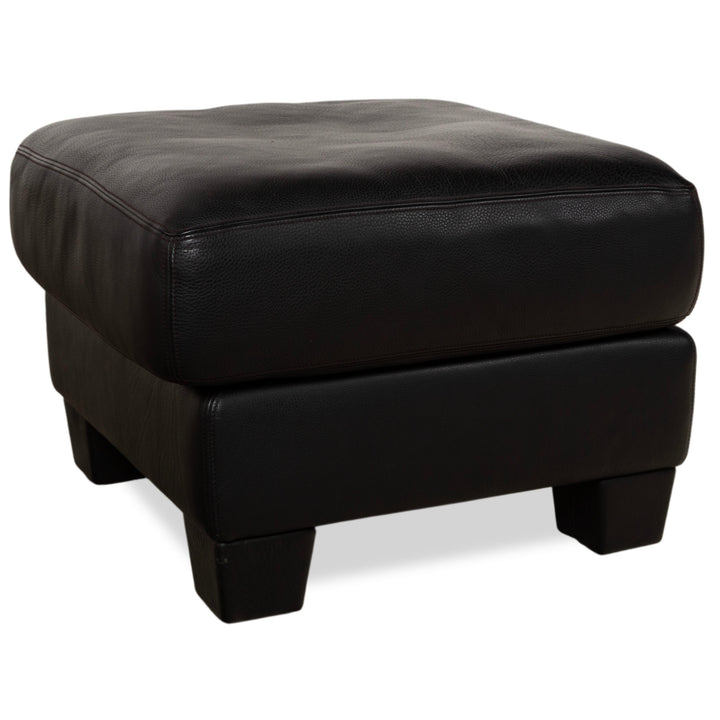 de Sede DS-17 Leder Hocker Schwarz