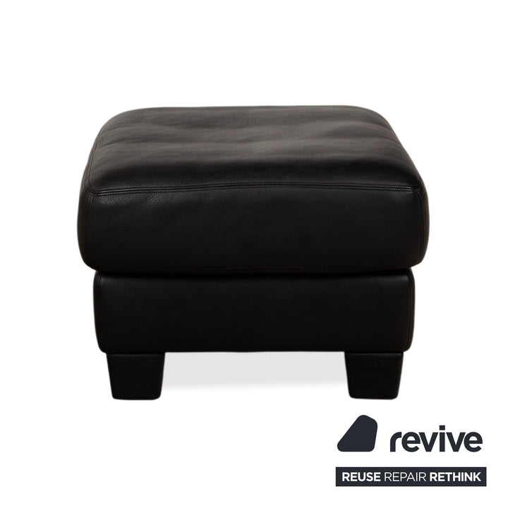 de Sede DS-17 Leder Hocker Schwarz