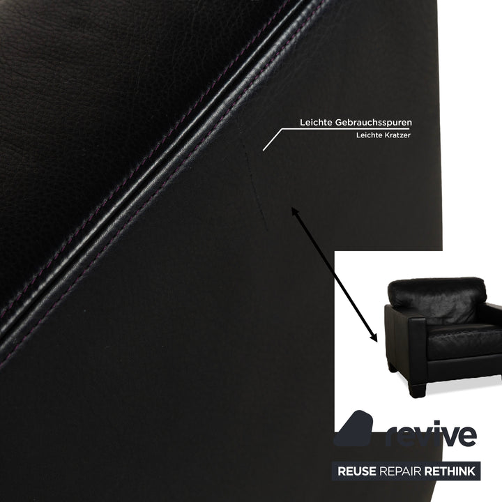 De Sede DS 17 Leder Sessel Dunkelblau