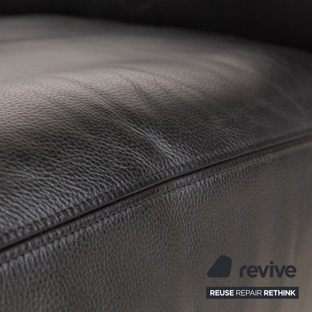 de Sede DS-17 Leder Sessel Schwarz