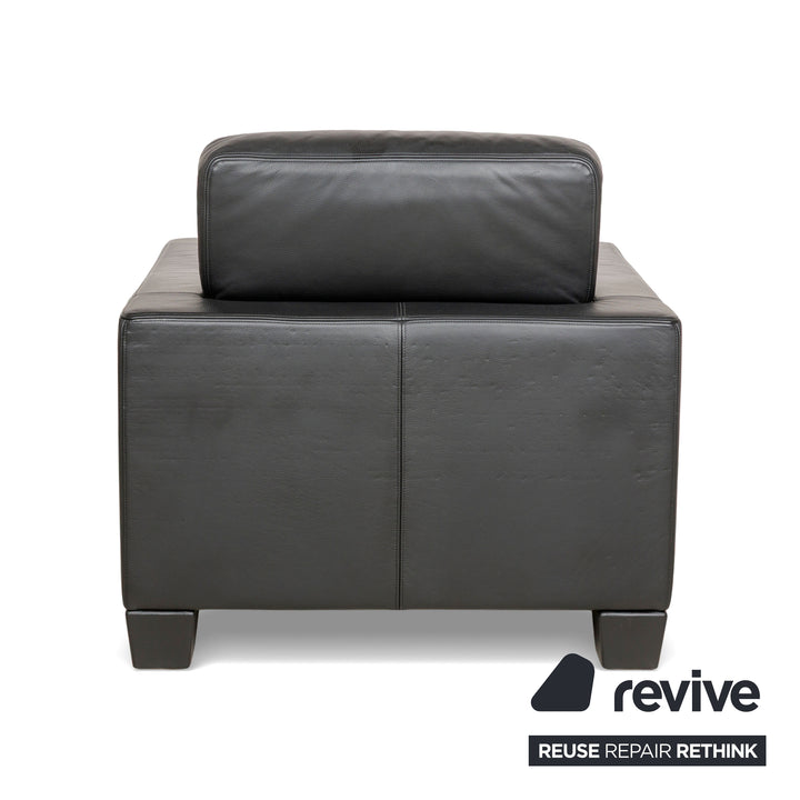 de Sede DS-17 Leder Sessel Schwarz