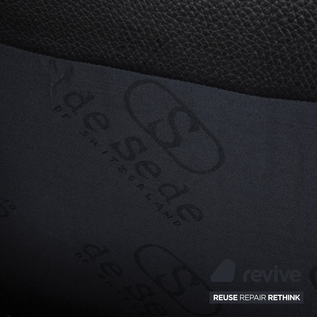 Fauteuil en cuir noir de Sede DS-17