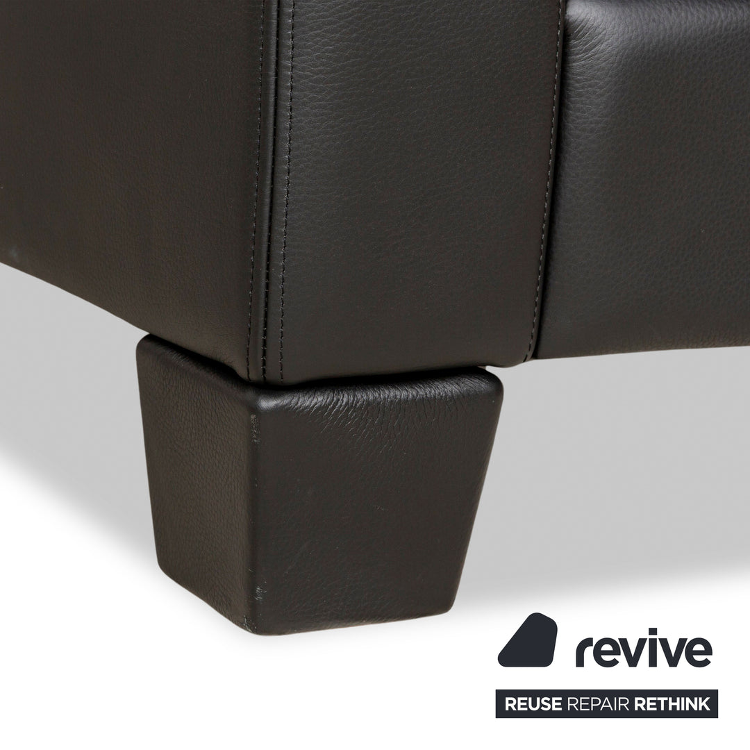 de Sede DS-17 Leder Sessel Schwarz