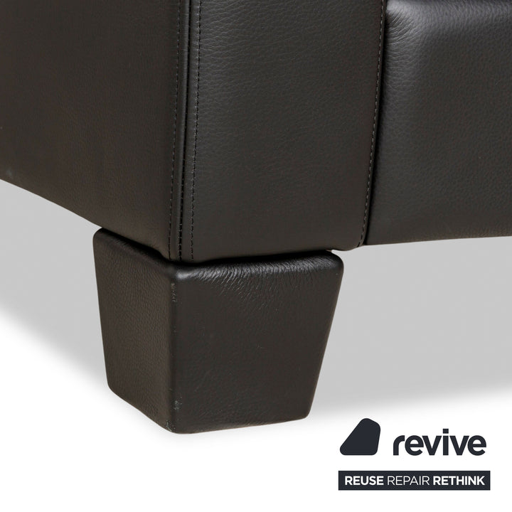 de Sede DS-17 Leder Sessel Schwarz