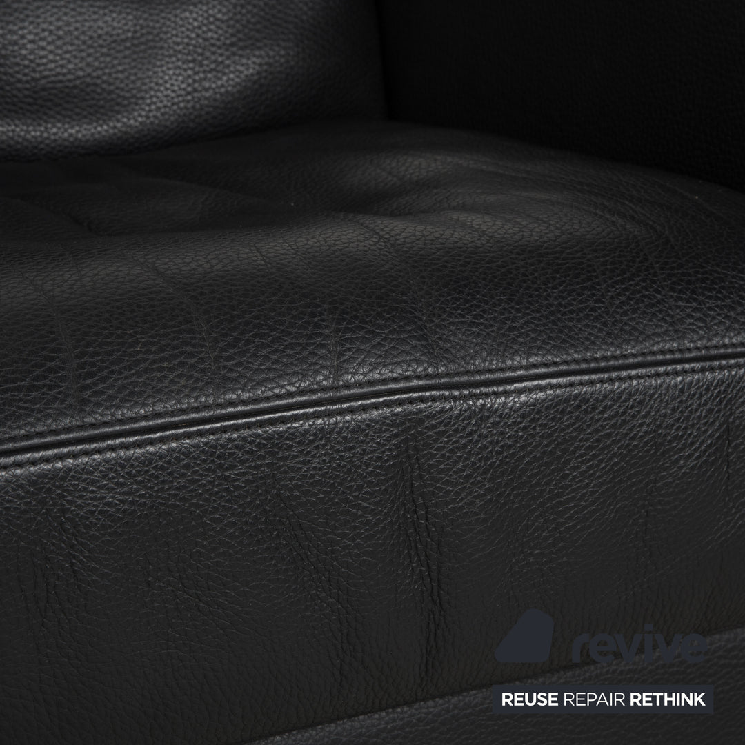 de Sede DS-17 Leder Sessel Schwarz