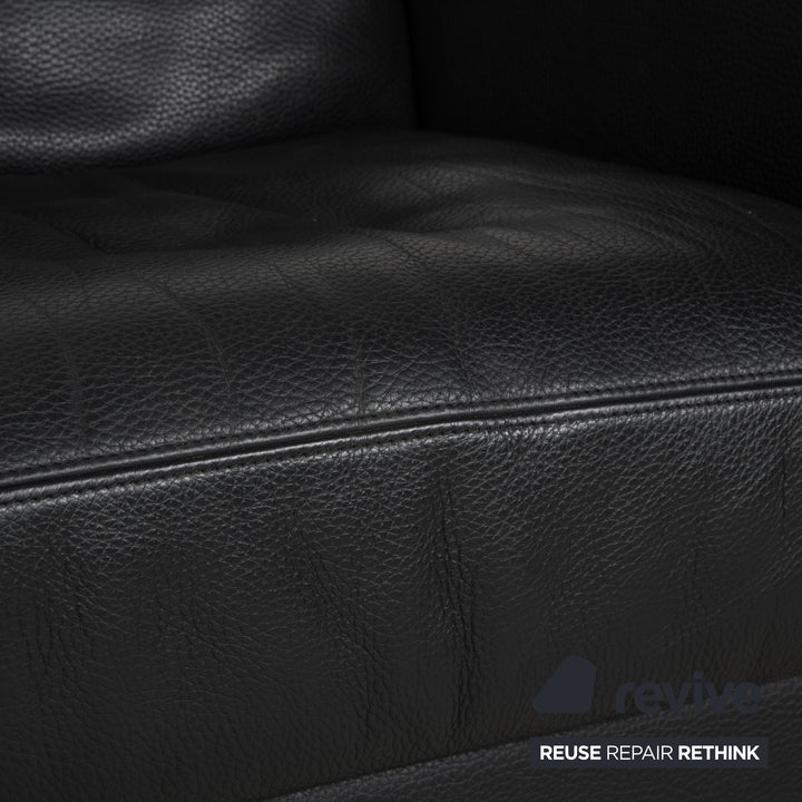 de Sede DS-17 Leder Sessel Schwarz