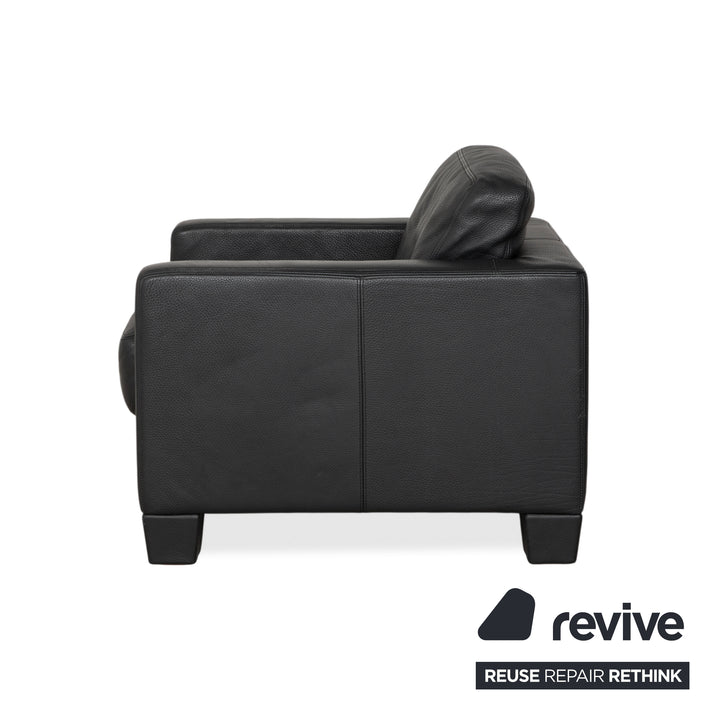 de Sede DS-17 Leder Sessel Schwarz