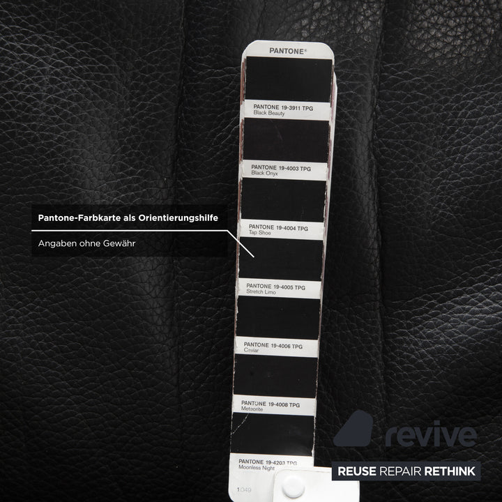 Fauteuil en cuir noir de Sede DS-17