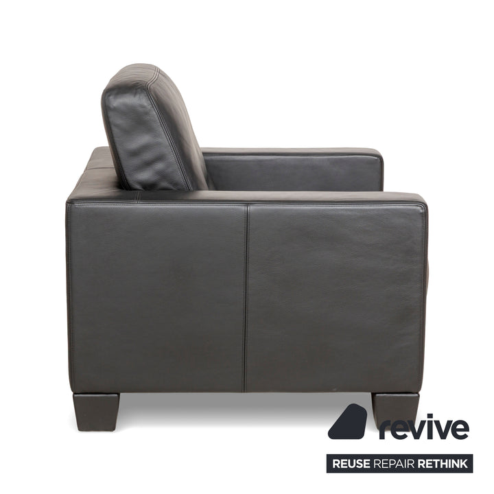 de Sede DS-17 Leder Sessel Schwarz