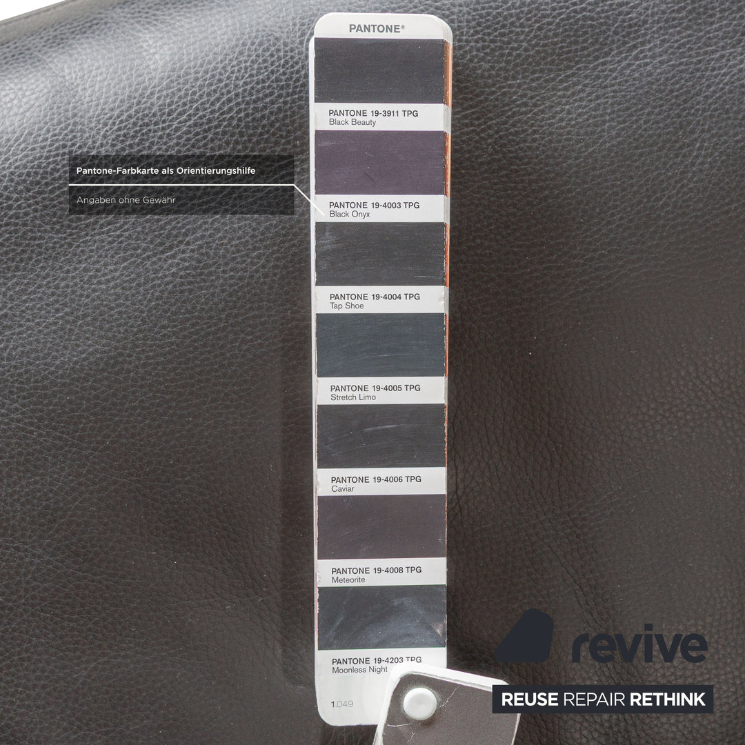 de Sede DS-17 Leder Sessel Schwarz