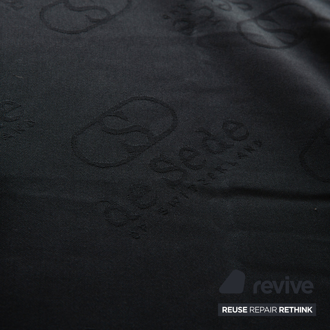 de Sede DS-17 Leder Zweisitzer Schwarz Sofa Couch Kopfstütze