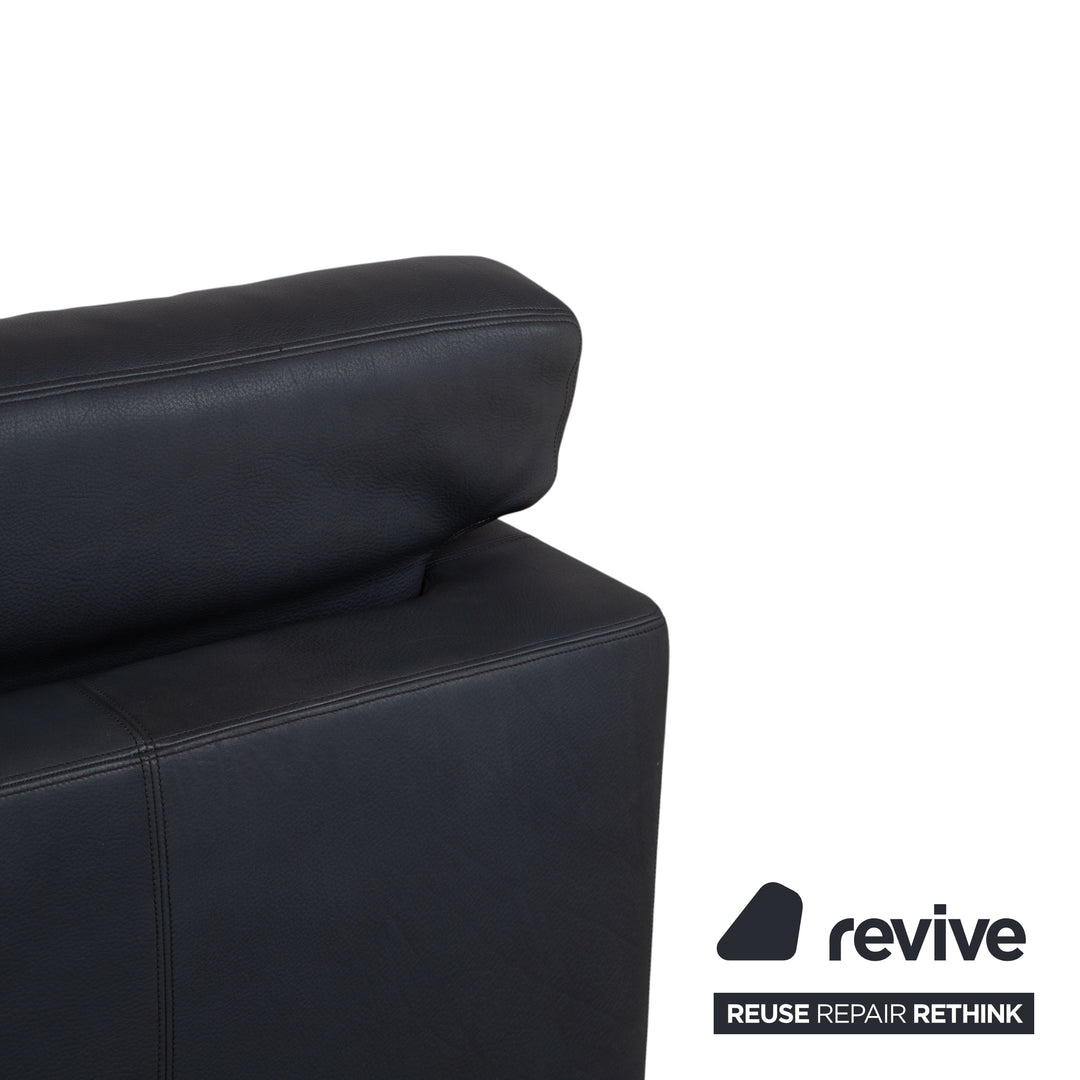 de Sede DS 17 / WK 612 Fauteuil en cuir gris anthracite