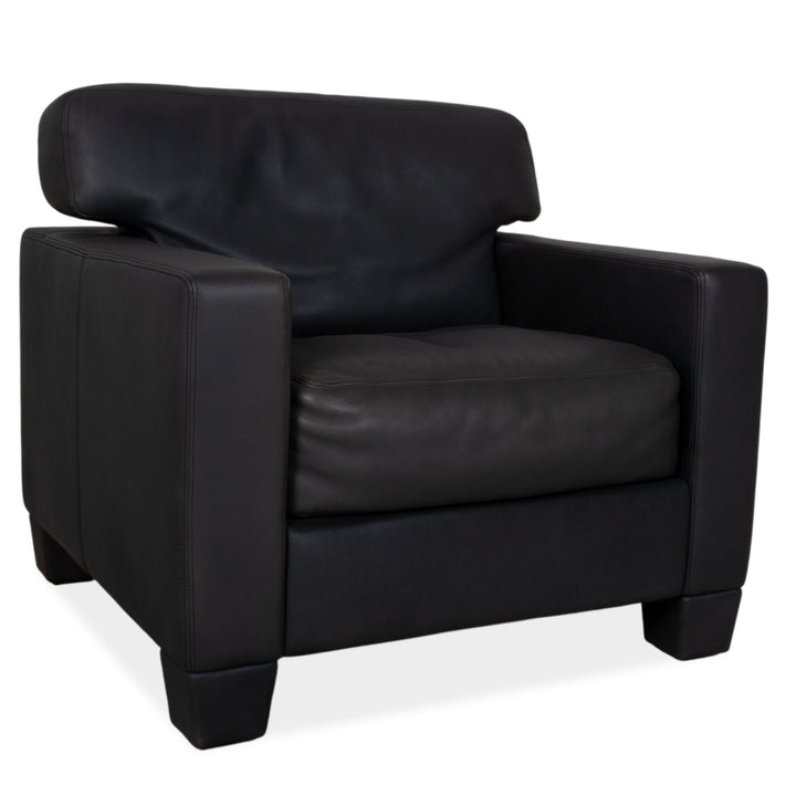 de Sede DS 17 / WK 612 Fauteuil en cuir gris anthracite