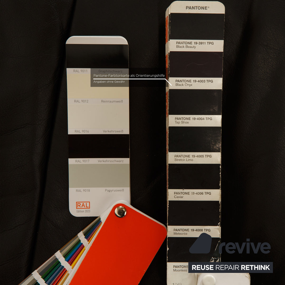 de Sede DS-18 Leder Ecksofa Schwarz Sofa Couch