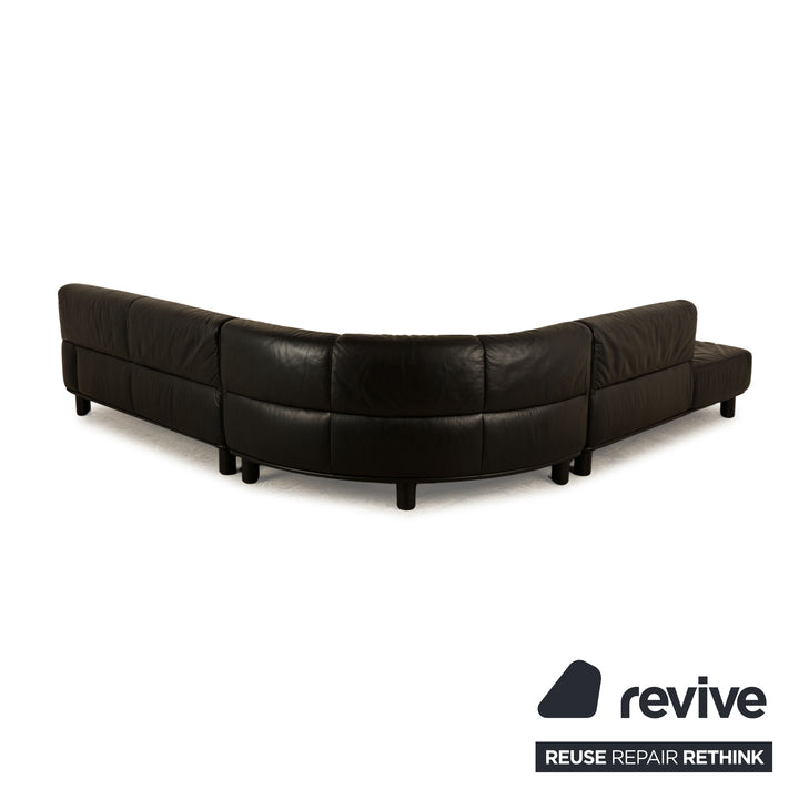 de Sede DS 18 Leder Ecksofa Schwarz Sofa Couch