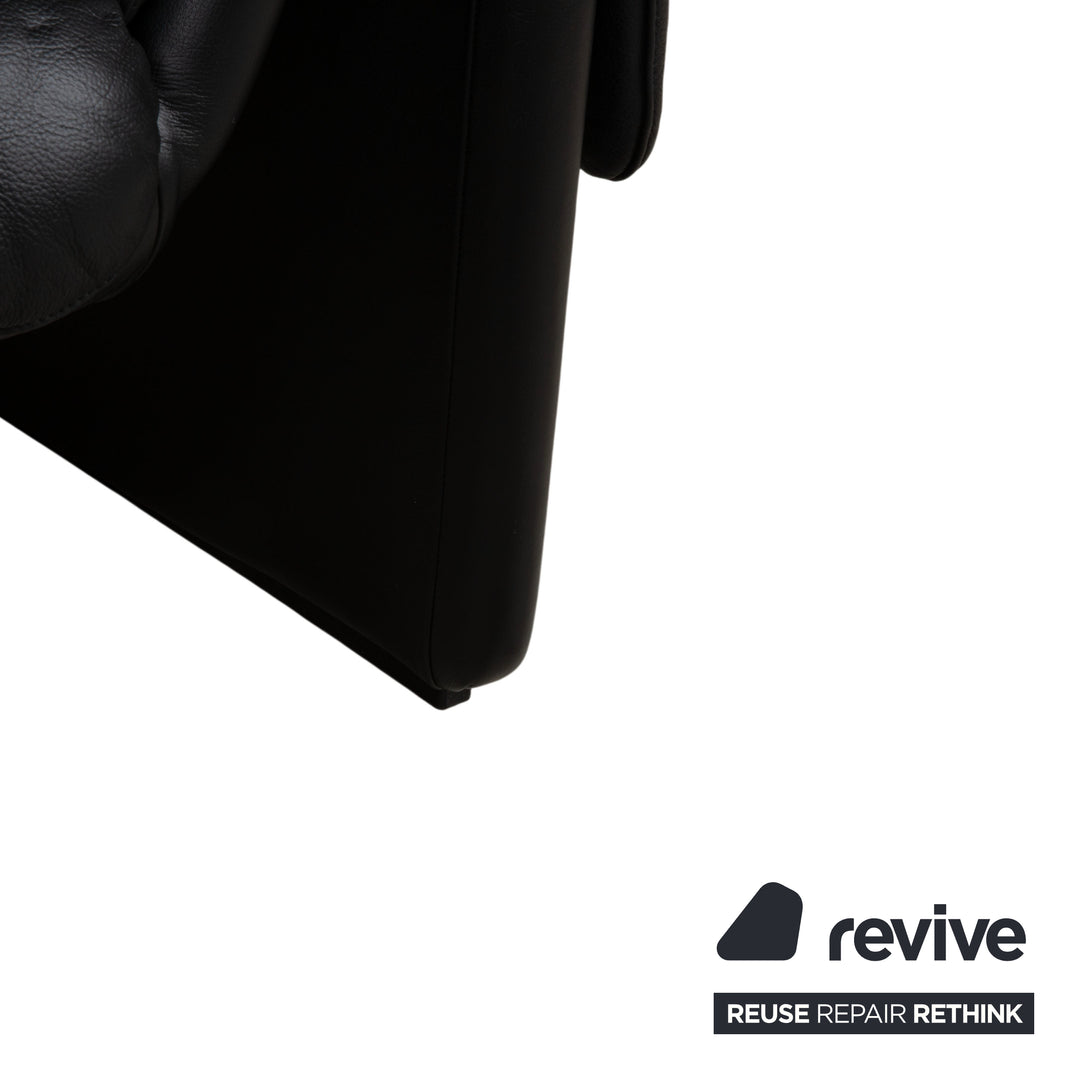 Fauteuil en cuir noir de Sede DS-2011