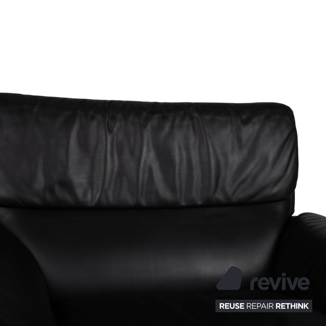 Fauteuil en cuir noir de Sede DS-2011