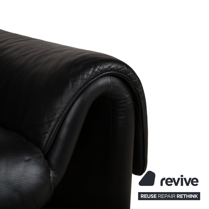 Fauteuil en cuir noir de Sede DS-2011