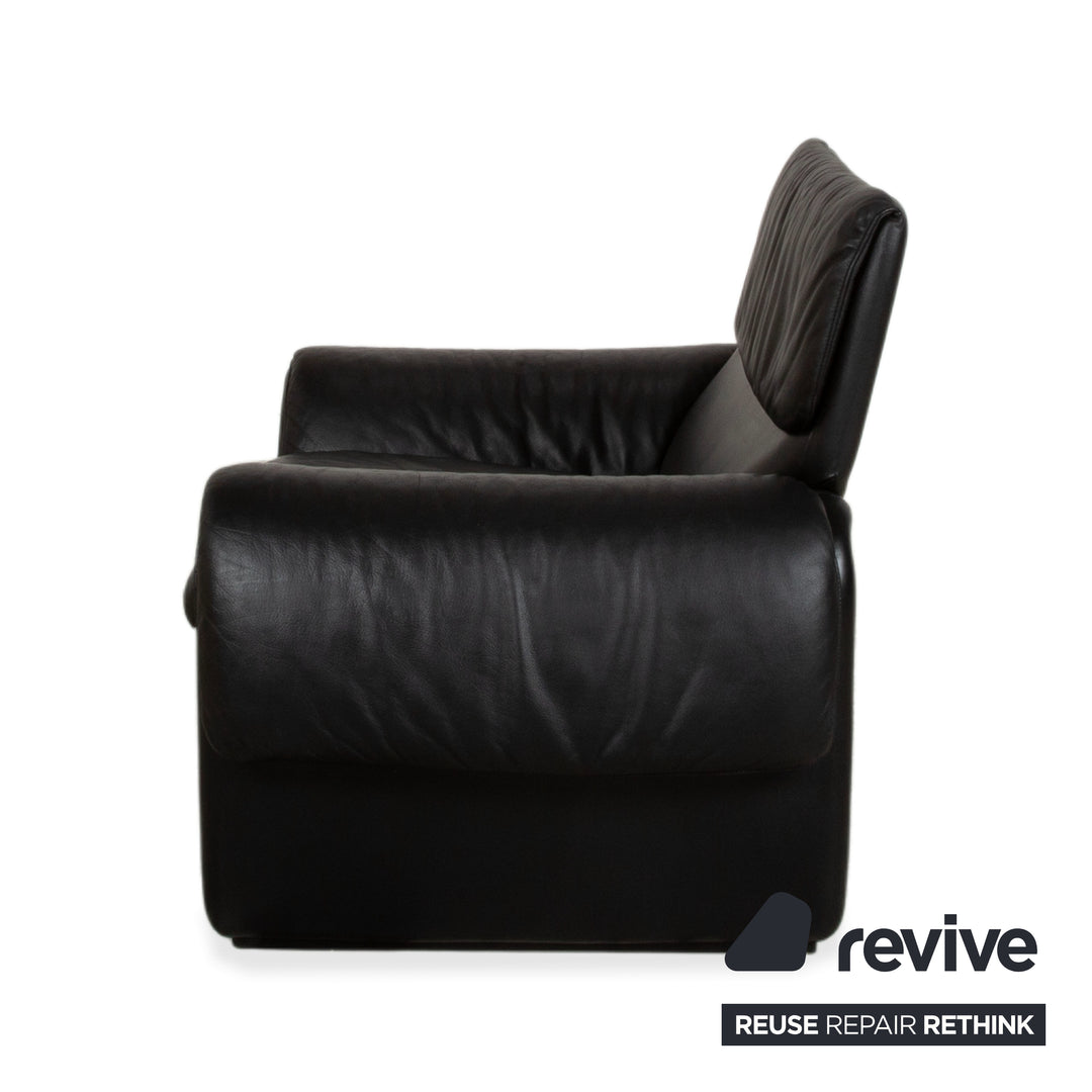 Fauteuil en cuir noir de Sede DS-2011