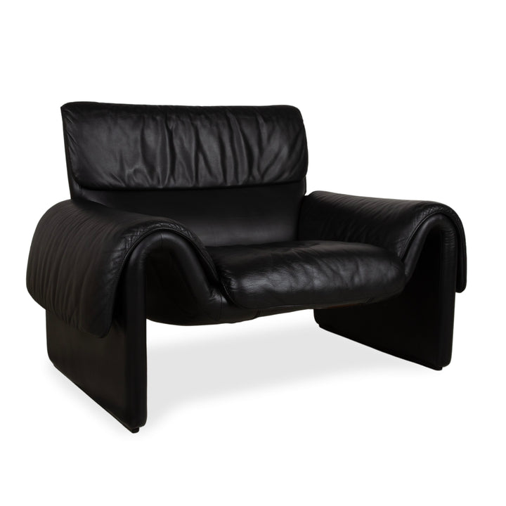 Fauteuil en cuir noir de Sede DS-2011