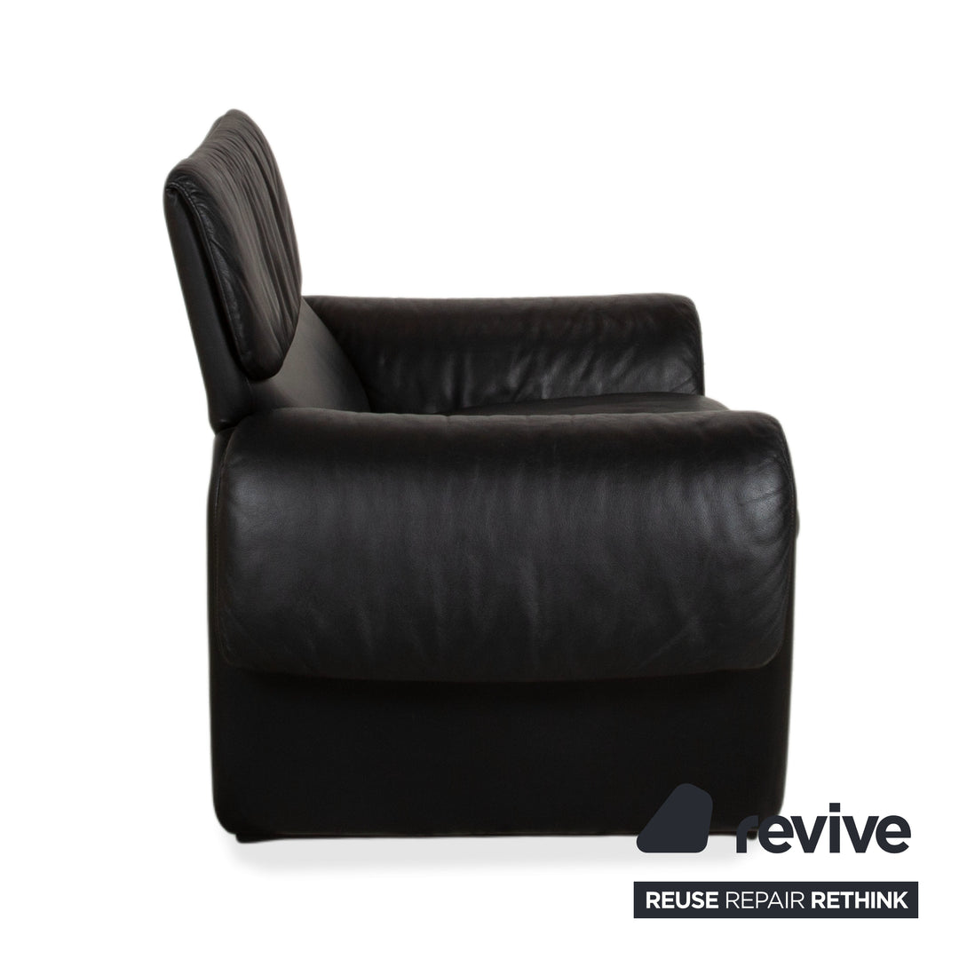 Fauteuil en cuir noir de Sede DS-2011