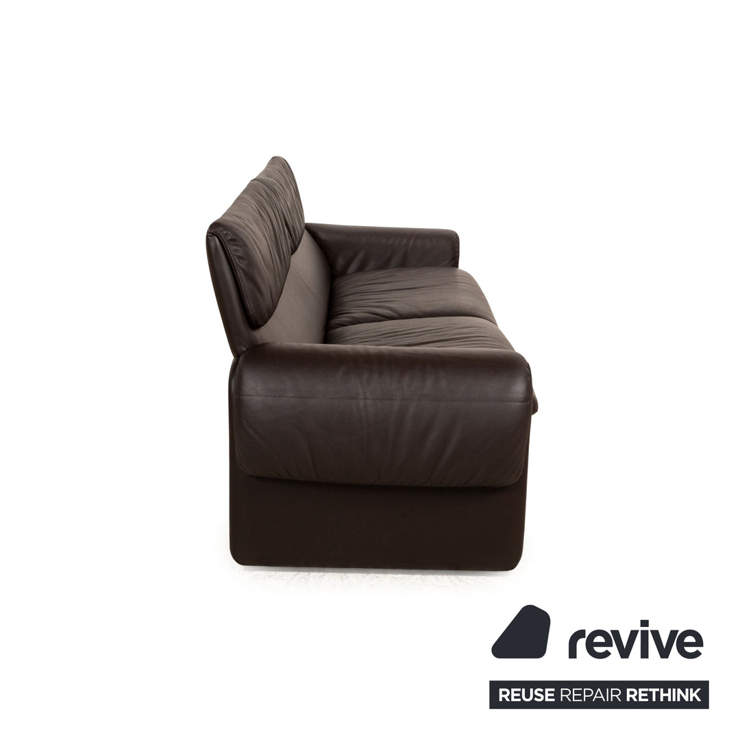 de Sede DS 2011 Leather Two Seater Brown Sofa Couch