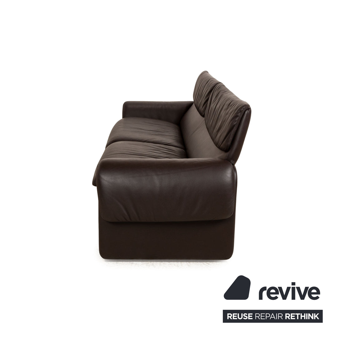 de Sede DS 2011 Leather Two Seater Brown Sofa Couch