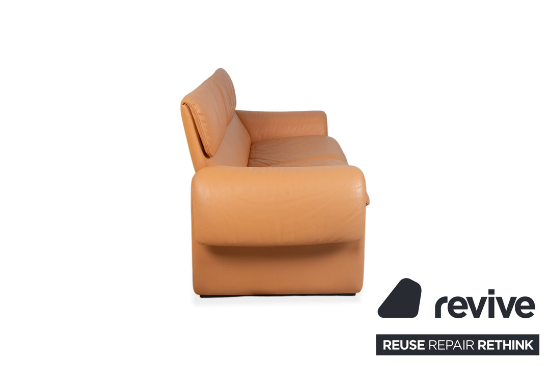 de Sede DS-2011 Leder Zweisitzer  Orange Sofa Couch