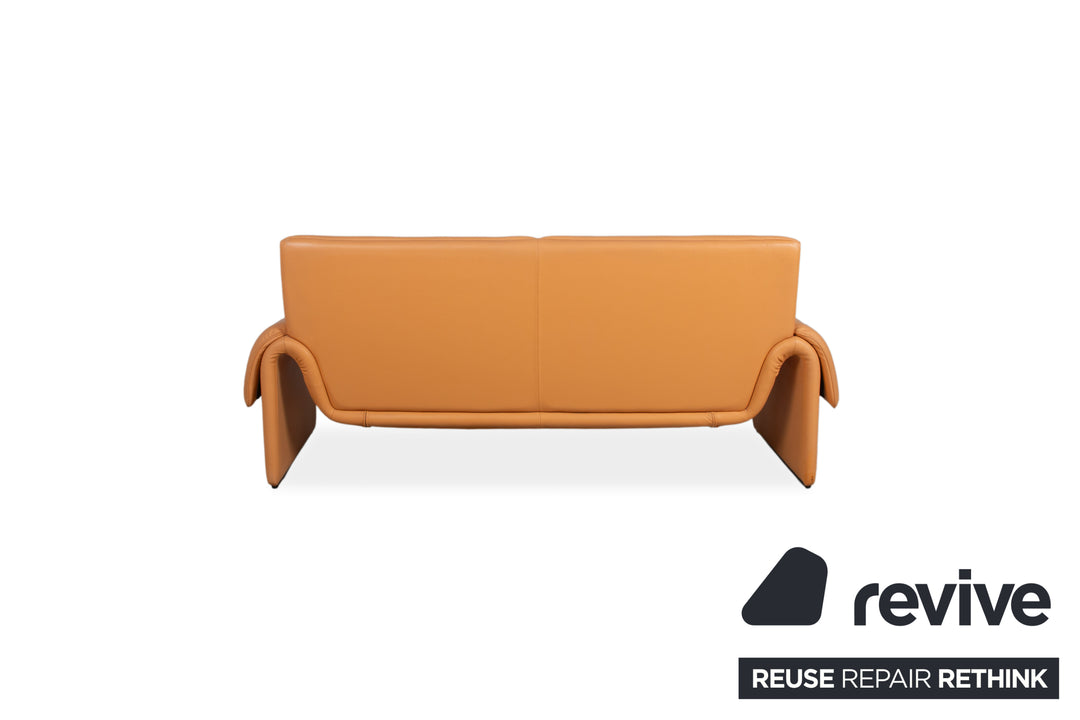 de Sede DS-2011 Leder Zweisitzer  Orange Sofa Couch