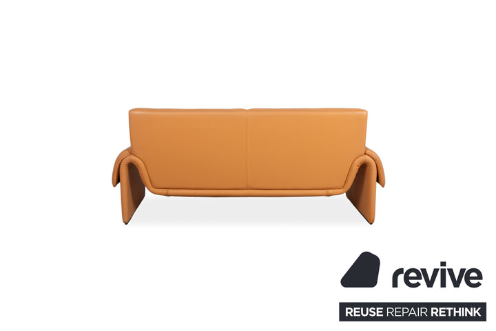 de Sede DS-2011 Leder Zweisitzer  Orange Sofa Couch