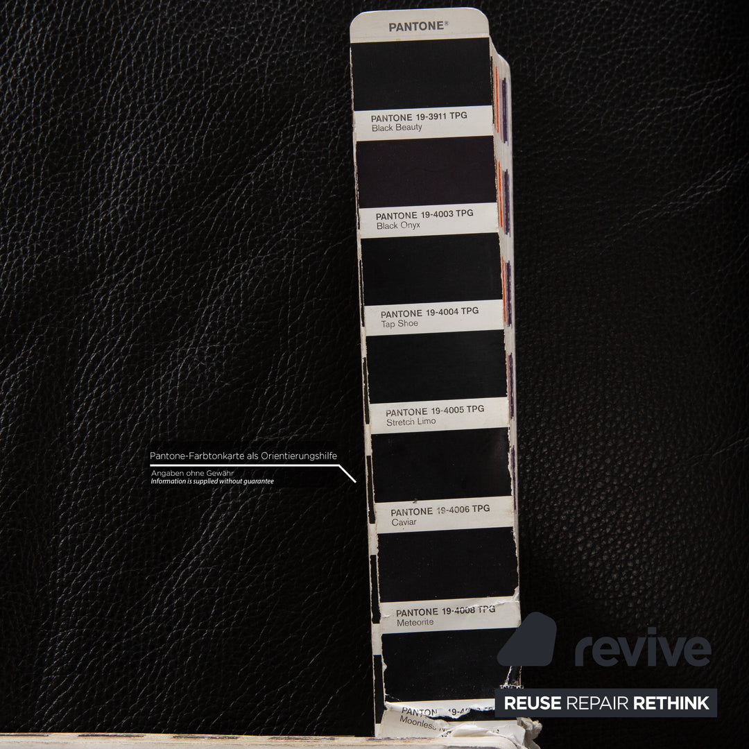 de Sede DS 2011 Canapé deux places en cuir noir