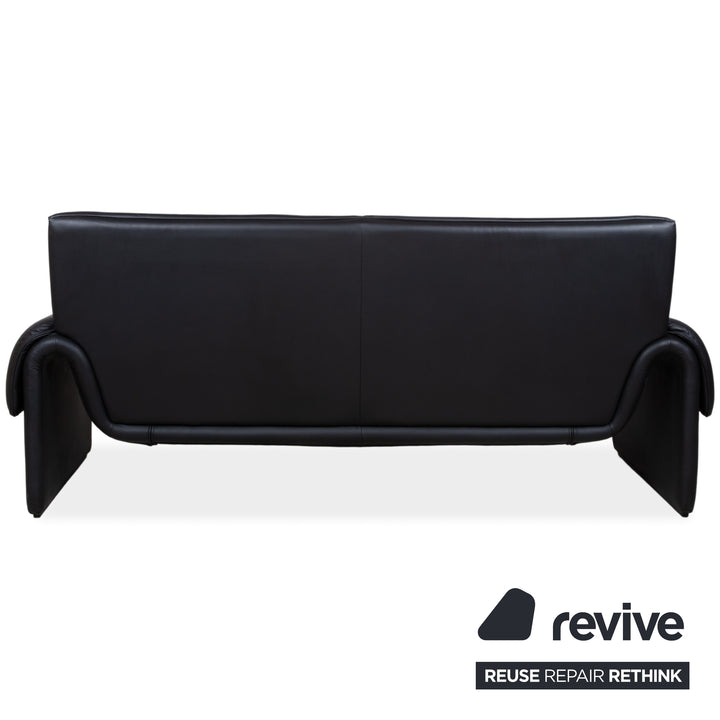 de Sede DS-2011 Leder Zweisitzer Schwarz Sofa Couch